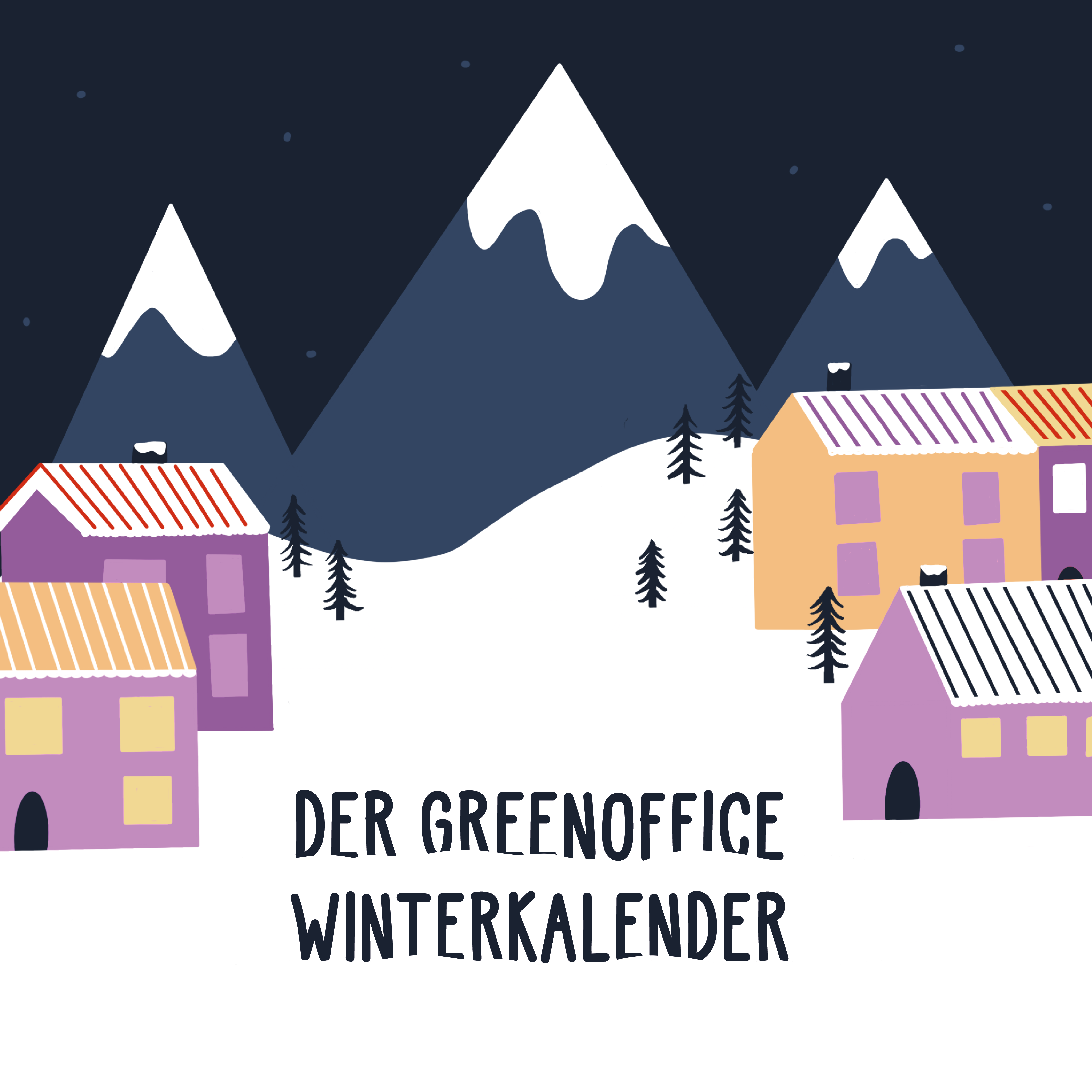 Werbebild für den Green Office Advendtskalender