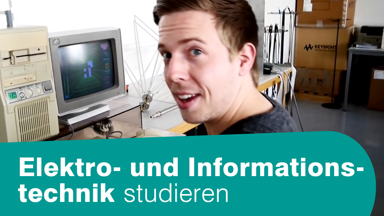 Vorschaubild Video Elektro- und Informationstechnik studieren: Student in Labor