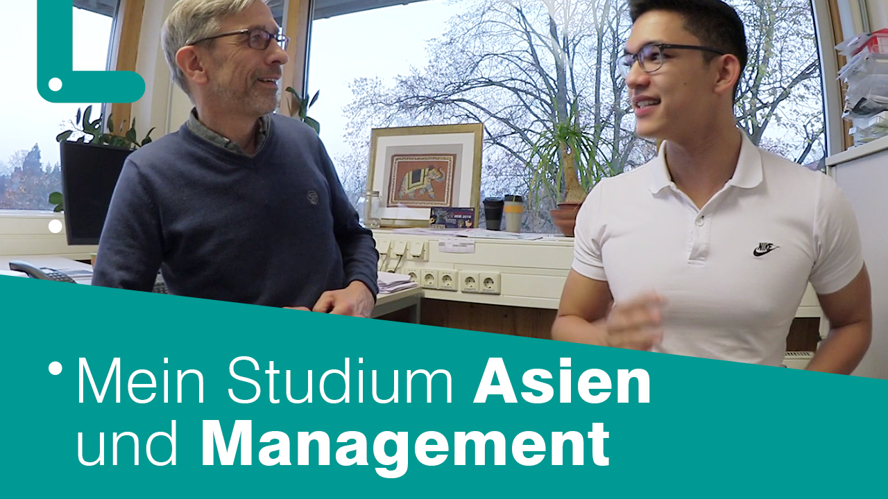 Vorschaubild Video Wirtschaftssprachen Asien und Management: Prof und Student