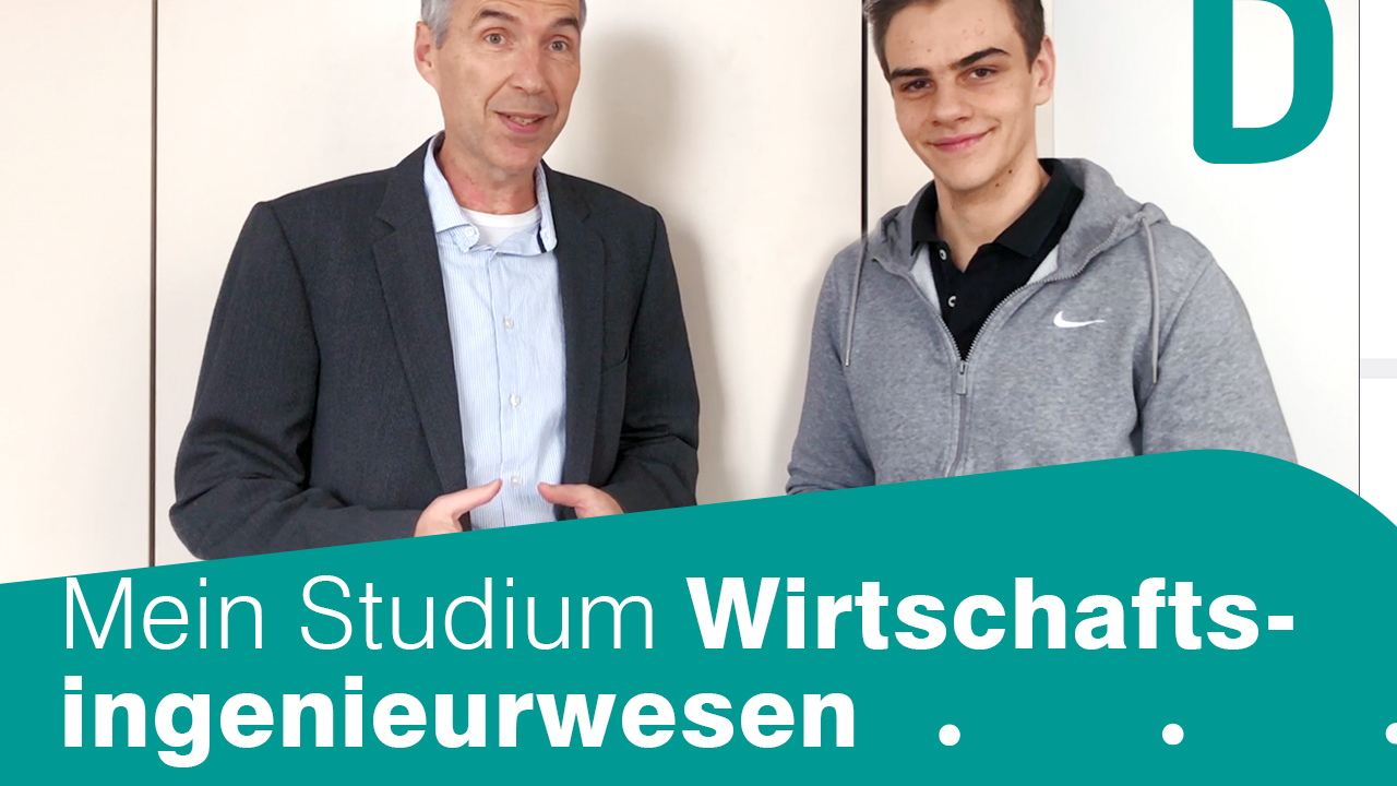 Vorschaubild Video Wirschaftsingenieurwesen Maschinenbau: Prof und Student