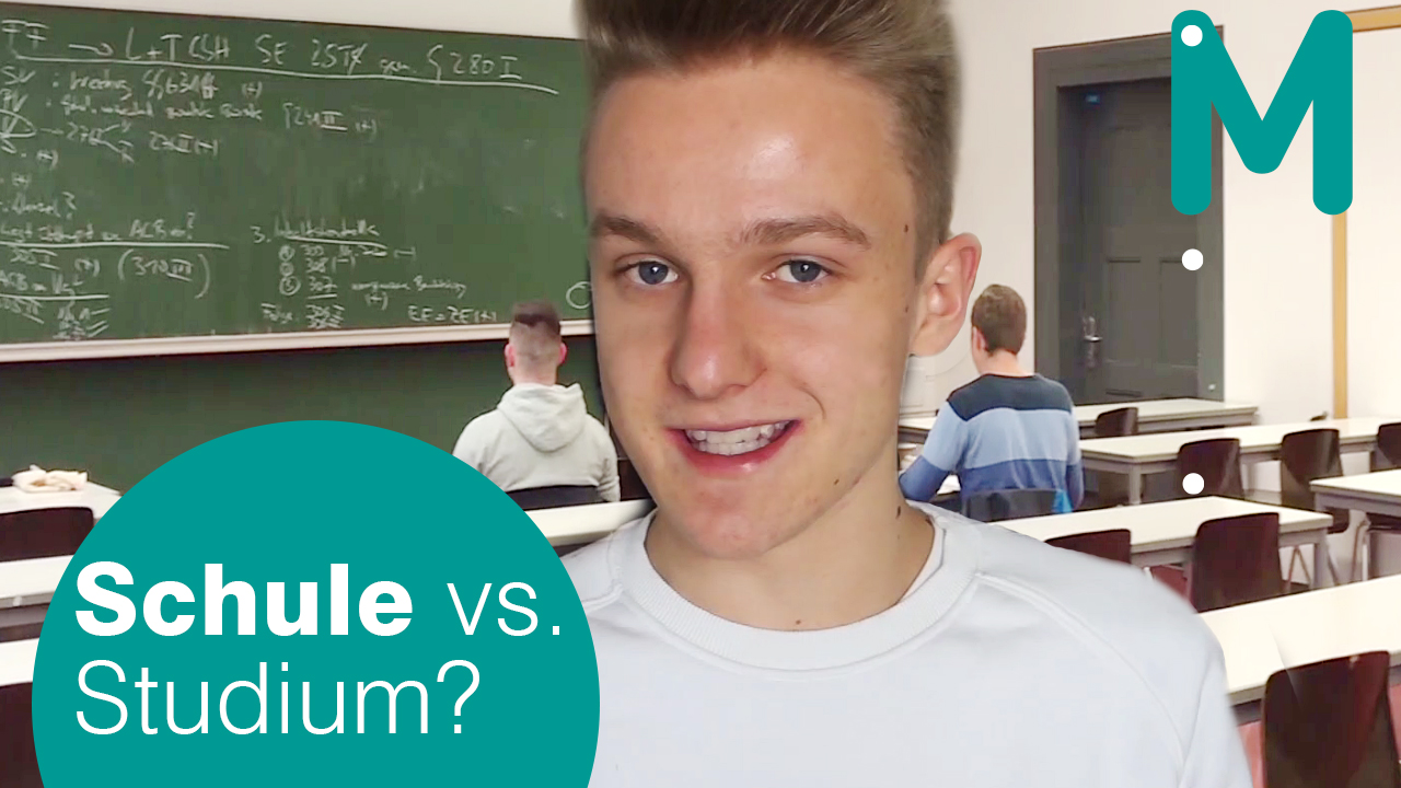 Vorschaubild Video Schule vs. Studium: Student berichtet