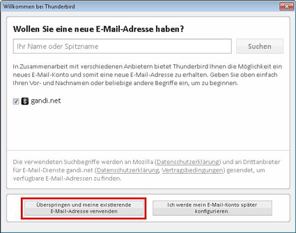 Konfiguration der Mailserver